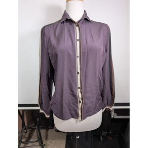 Serge Nancel Paris  Women's Purple Blouse Size 40